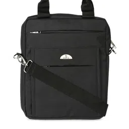 Kara Unisex Black Solid Messenger Bag-picture-13