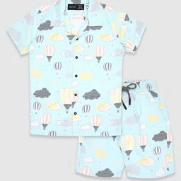 CAVIO Boys Printed Shirt Collar Shirt With Short-picture-42