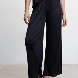 MANGO Women High-Rise Pleated Trousers-image-88