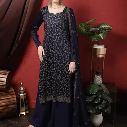 Stylee LIFESTYLE Embroidered Unstitched Dress Material-picture-15
