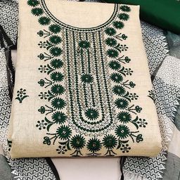 SHADOW & SAINING Embroidered Unstitched Dress Material-picture-11