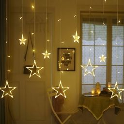 SPARK WORLD Yellow Star Shape String Lights-picture-24