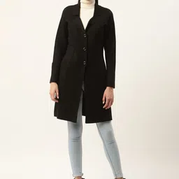 APSLEY Women Solid Longline Overcoat-picture-36
