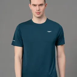 Red Tape Round Neck Short Sleeves Brand Logo Printed Regular Fit Stretchable T-shirt-picture-42