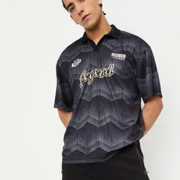 max Men Printed Polo Collar Pockets T-shirt-picture-49