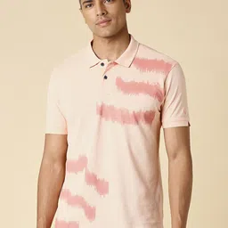 Allen Solly Cotton Polo Collar Pockets Casual T-shirt-picture-22