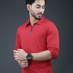 Eyebogler Polo Collar Cotton T-shirt-picture-10