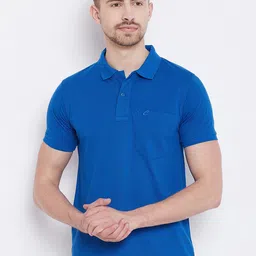 Camey Polo Collar Pocket Detail Cotton Knitted T-shirt-image-40