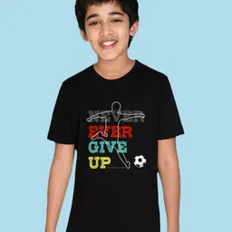 NUSYL Boys Graphic Printed Round Neck T-shirt-picture-39