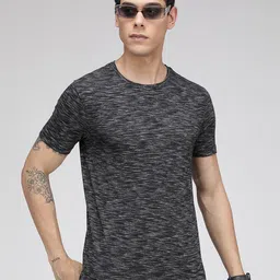 SPORTO Self Design Round Neck T-shirt-picture-39