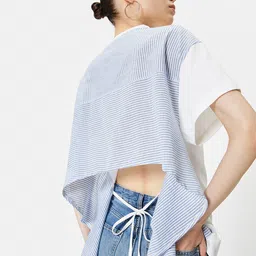 Koton Round Neck Pure Cotton Relaxed Fit Casual T-shirt-picture-20