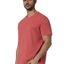 Celio Round Neck Cotton Regular Fit T-shirt-picture-26