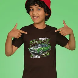 NUSYL Boys Graphic Print Round Neck T-shirt-image-25