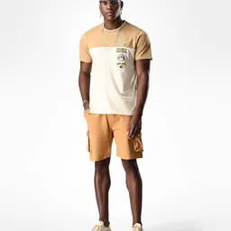 Supa Colourblocked Cotton T-shirt-picture-10