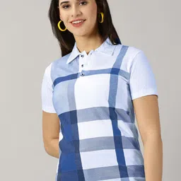 AUSK Checked Polo Collar T-shirt-picture-10