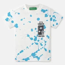 United Colors of Benetton Boys Printed Round Neck Cotton T-shirt-picture-21