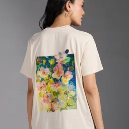 20Dresses Women Graphic Printed Round Neck Cotton T-shirt-image-41