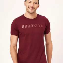 ZU Typography Printed Pure Cotton T-shirt-image-50