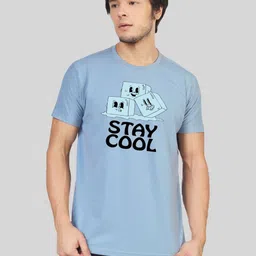 Greylongg Men Graphic Printed Round Neck Cotton T-shirt-picture-15