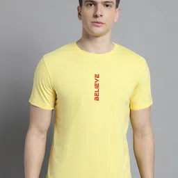 FBAR Typography Printed Round Neck Cotton Casual T-shirt-image-67