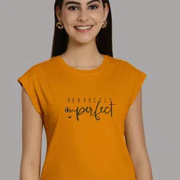Friskers Typography Printed Round Neck Extended Sleeves Pure Cotton Tshirt-picture-28