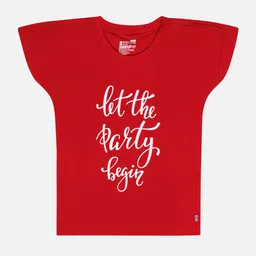 Bodycare Girls Typography Printed Cotton T-shirt-picture-22