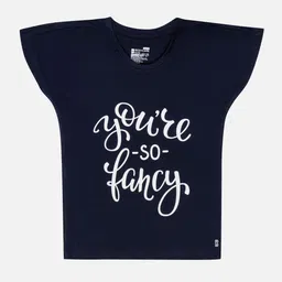Bodycare Girls Typography Printed Extended Sleeves Cotton T-shirt-picture-46