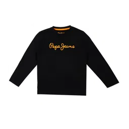 Pepe Jeans Boys Brand Logo Printed Long Sleeves Casual T-shirt-picture-18