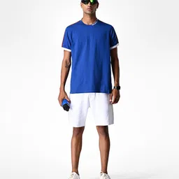 Supa Round Neck Short Sleeves Cotton T-shirt-image-1