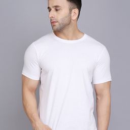 SLOWLORIS Round Neck Cotton T-shirt-image-73