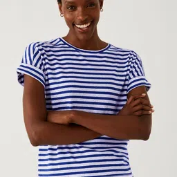 Marks & Spencer Striped Extended Sleeves T-shirt-picture-29