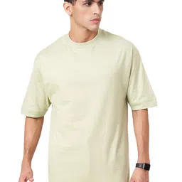ZU Round Neck Pure Cotton Oversized T-shirt-picture-26