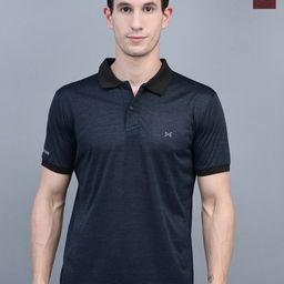 Force NXT Pack Of 2 Anti Viral Anti Odour Cool Collared Polo Sports Solid T-Shirts-picture-4
