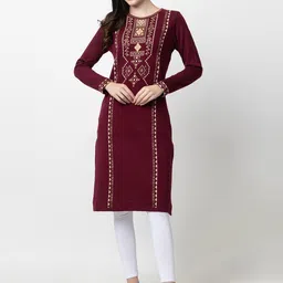 KEIKO Ethnic Motifs Woven Design Kurta-picture-19