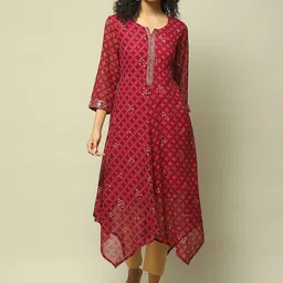 Rangriti Geometric Printed Kurta-picture-47