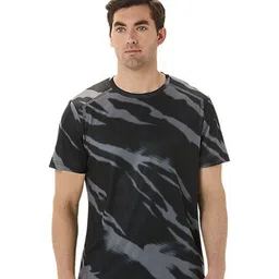 ASICS Seasonal All Over Abstract Printed Round Neck T-shirt-picture-35