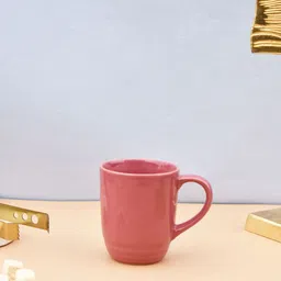 Folkstorys Pink Ceramic Glossy Mug- 300ml-picture-20