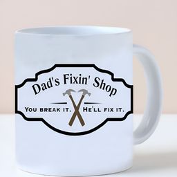 fnp White & Black Typography Printed Ceramic Glossy Mug 325ml-picture-35