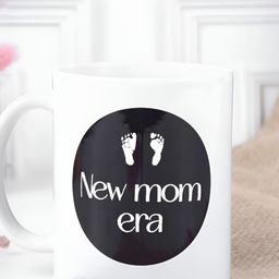 fnp White & Black Printed Ceramic Glossy Mugs Set of Cups and Mugs-picture-10