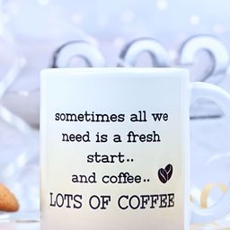 fnp White & Black Typography Printed Ceramic Glossy Mug 325ml-picture-49