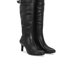 Delize Women Buckle Detailed Kitten-Heeled Chelsea Boots-image-0