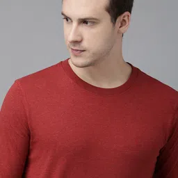 Van Heusen Innerwear Men Solid Crew Neck Full Sleeve T-Shirt-picture-40