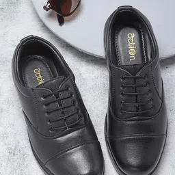 Action Men Black Solid Formal Derbys-picture-28
