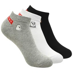Cartoon Network Kids Pack Of 3 Assorted Cotton Ankle Length Socks-picture-38