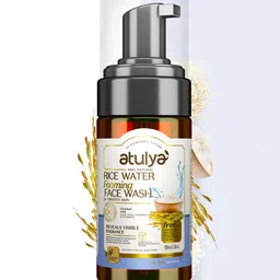 Atulya Rice Water Foaming Face Wash To Brighten Skin Tone - 100ml-image-70