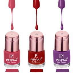 PERPAA Set of 3 Quick-Drying Long-Lasting Gel Based Nail Polishes - 6 ml Each-picture-40