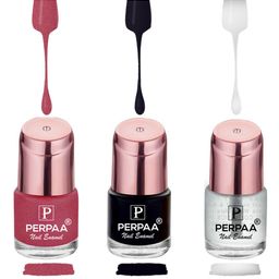 PERPAA Set of 3 Quick-Drying Long-Lasting Gel Based Nail Polishes - 6 ml Each-picture-7