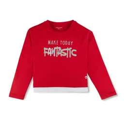 Gini and Jony Girls Typography Printed Round Neck Top-picture-22