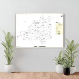 Wallpics White & Blue District Map Printed Waterproof Self-Adhesive Wall Sticker-picture-36