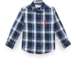 U.S. Polo Assn. Kids Boys Classic Tartan Checks Opaque Checked Casual Shirt-picture-28